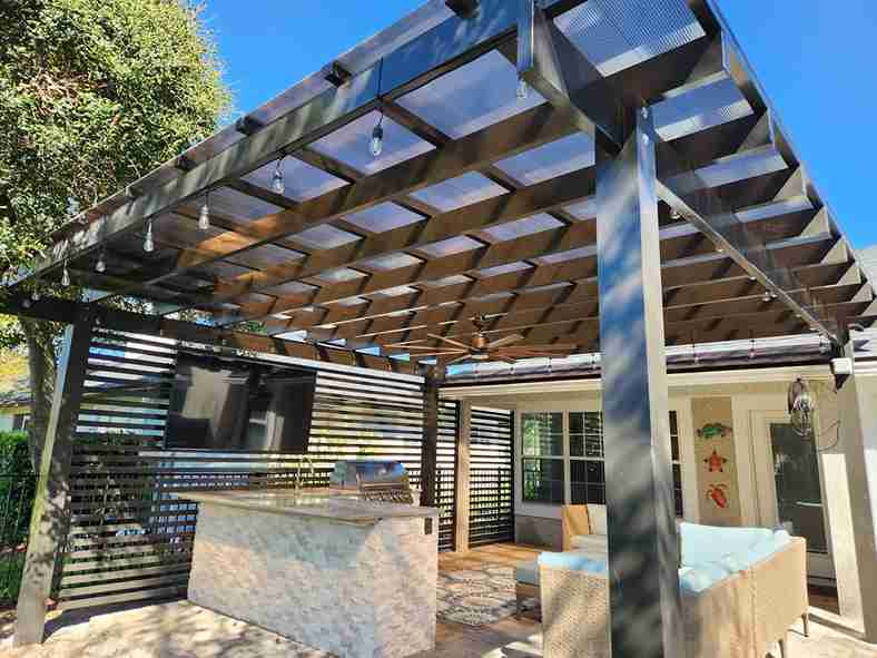17 Covered Pergola Patio Ideas to Transform Your Outdoor Space 14