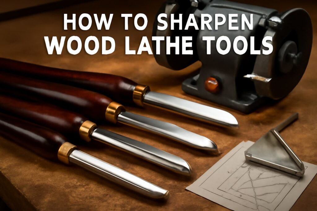 How to Sharpen Wood Lathe Tools