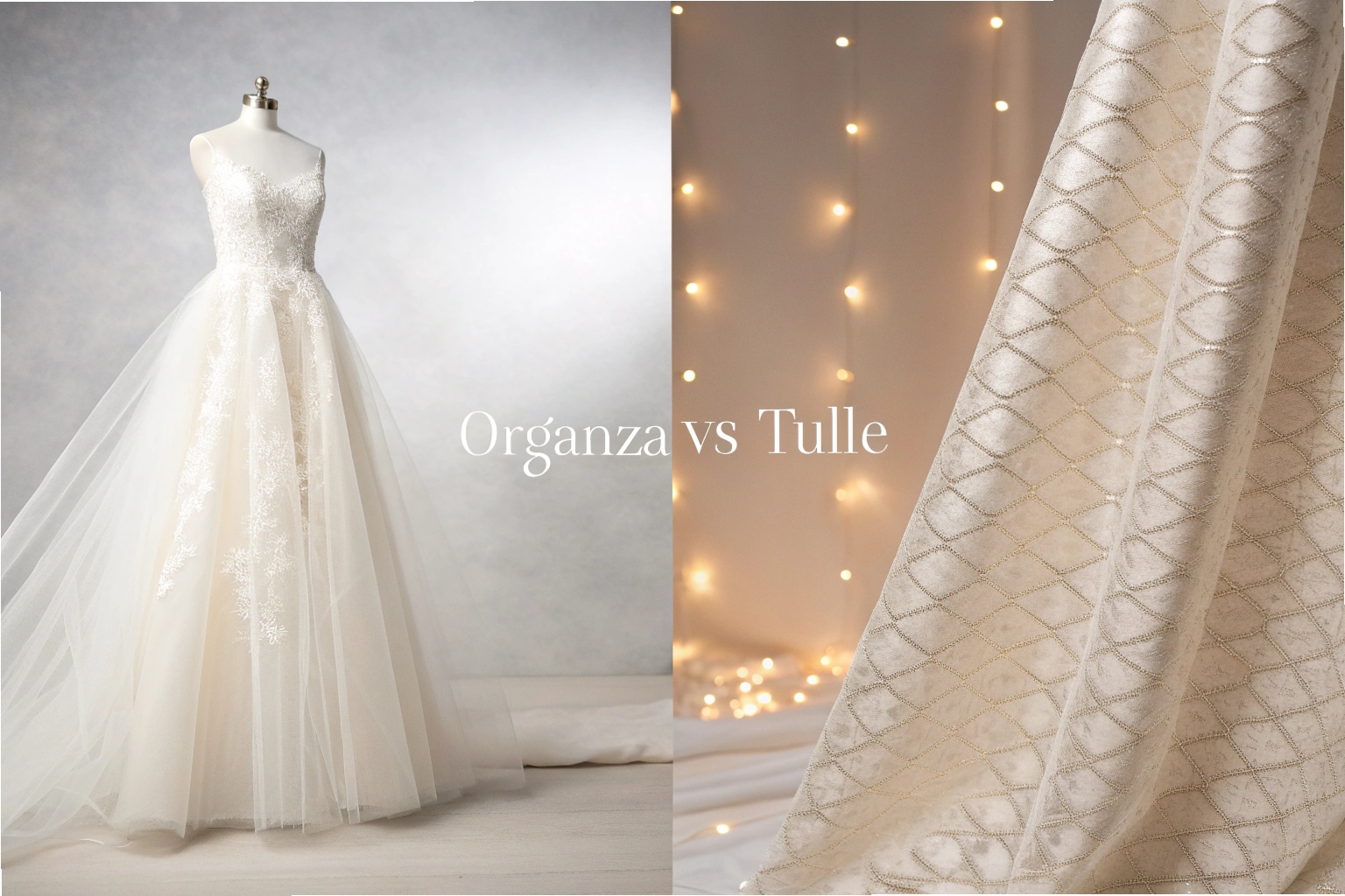 Organza vs Tulle: Key Differences & Best Uses | 2026 Guide