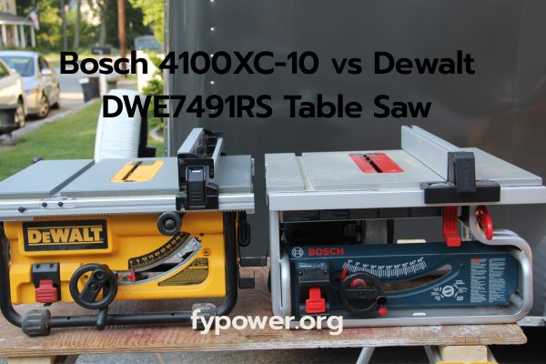 Bosch vs Dewalt Table Saw