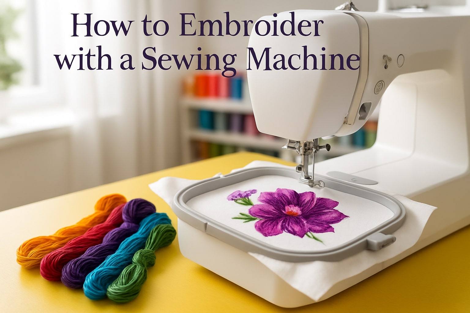How to Embroider with a Sewing Machine | Complete Guide