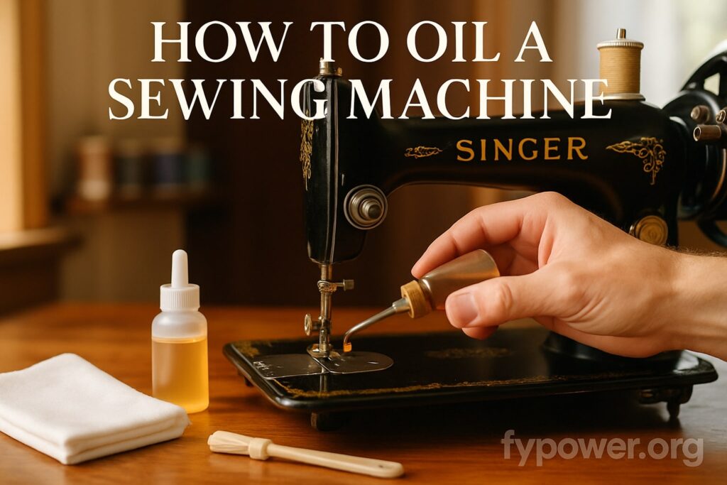 How to Oil a Sewing Machine