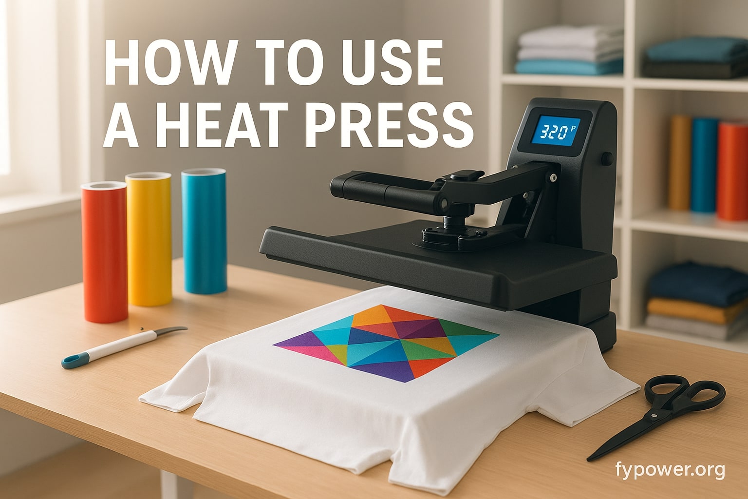How to Use a Heat Press: Step-by-Step Guide + Pro Tips