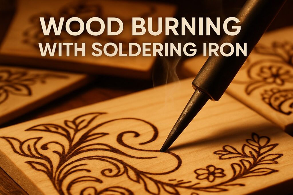 Wood Burning with Soldering Iron