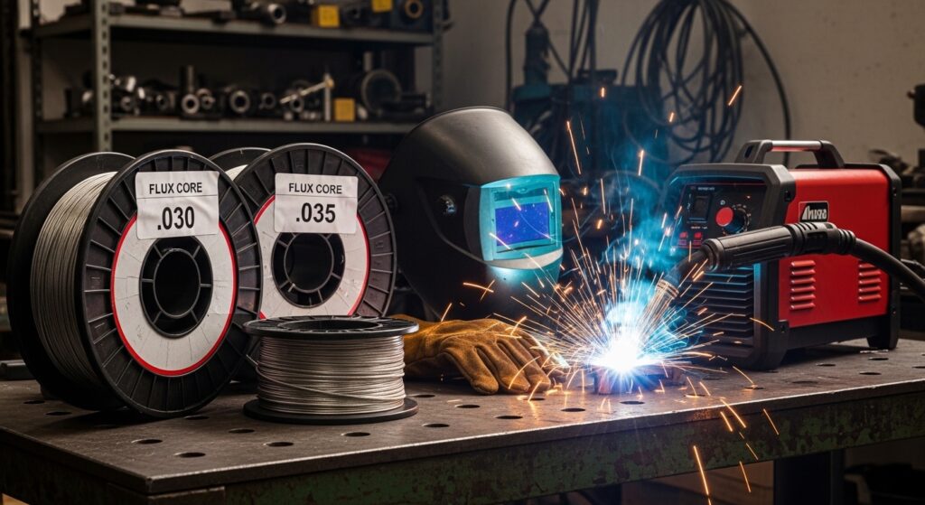 030 vs 035 Flux Core Wire
