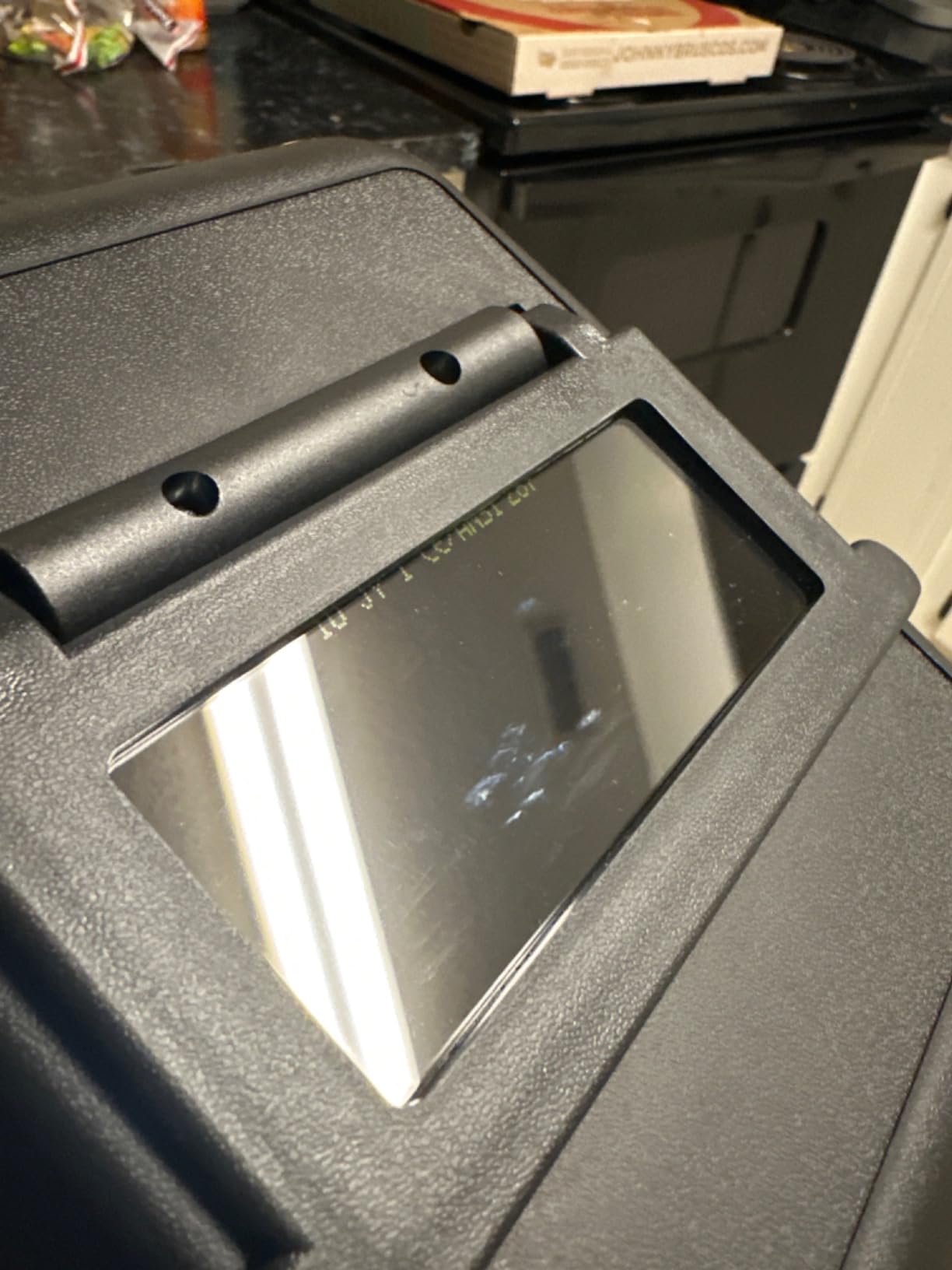 Hobart 770257 Welding Helmet with 2-by-4-1/4-Inch No.10 Shade Flip Lens - Customer Photo 2