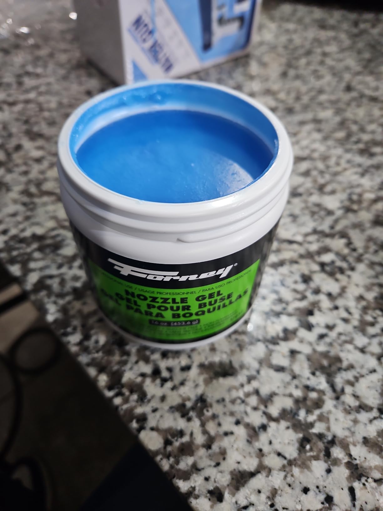 Forney 37031 Nozzle Gel For Mig Welding, 16-Ounce , White - Customer Photo 3