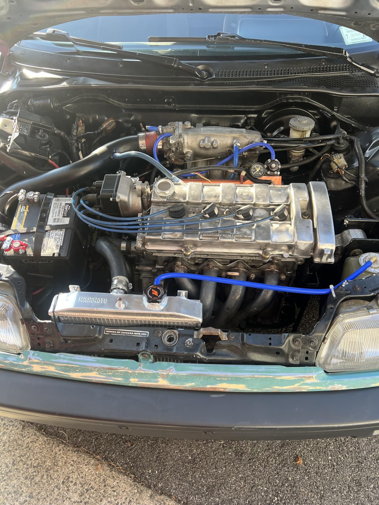 AEM 25-300BK Black High Volume Adjustable Fuel Pressure Regulator - Customer Photo 1