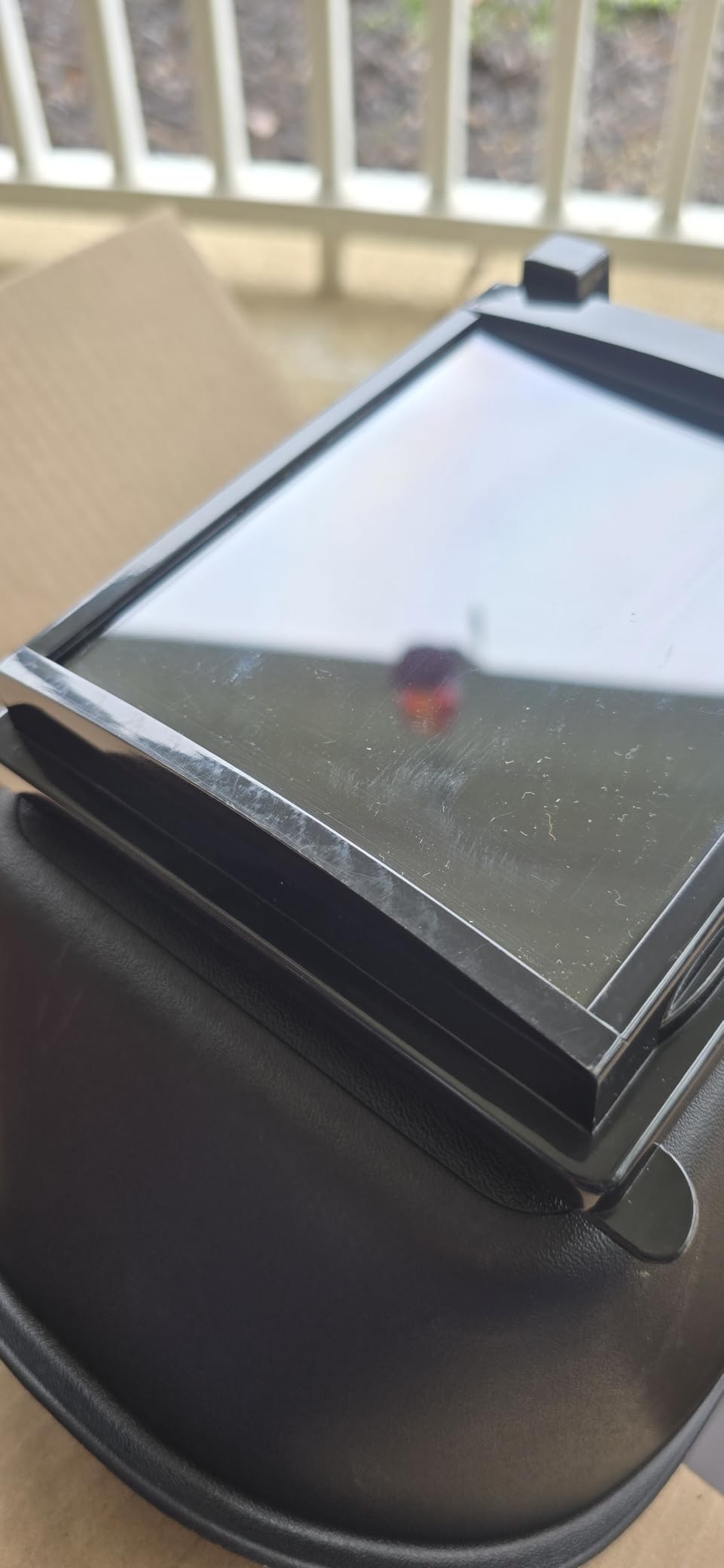 Forney 55672 Welding Helmet, Bandit III Flip Front, Shade-10, Black, Medium - Customer Photo 1