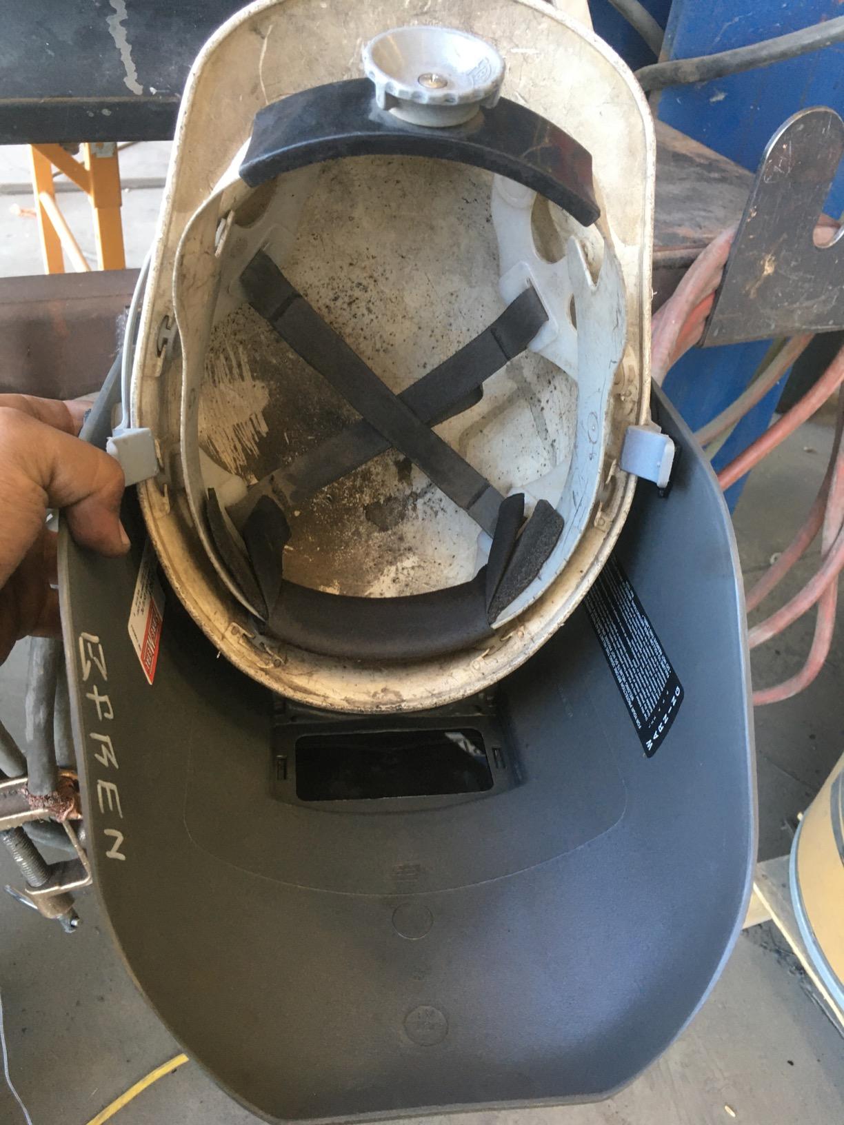 Fibre-Metal by Honeywell Tigerhood Classic Thermoplastic Welding Helmet, Gray (906GY) - Customer Photo 2