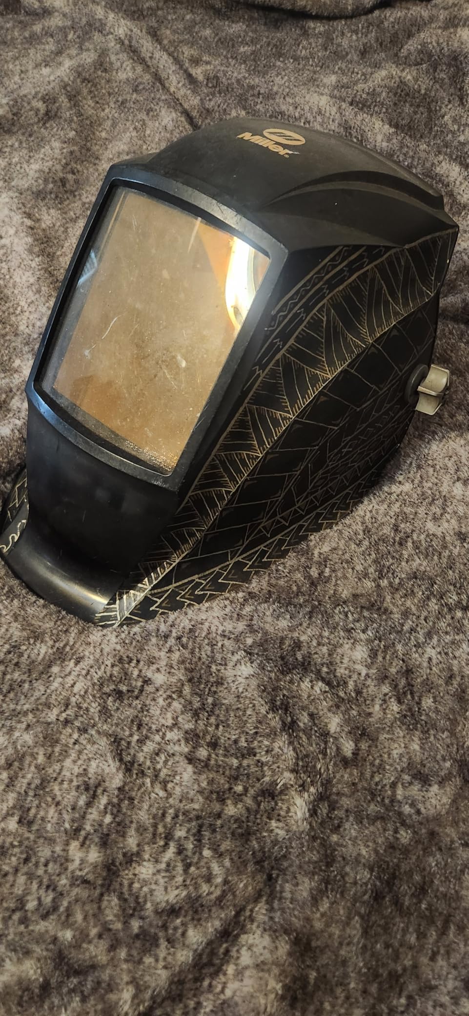 Miller 238497 Mp-10 Passive Welding Helmet - Durable Welding Helmet Non Auto Darkening - Customer Photo 1