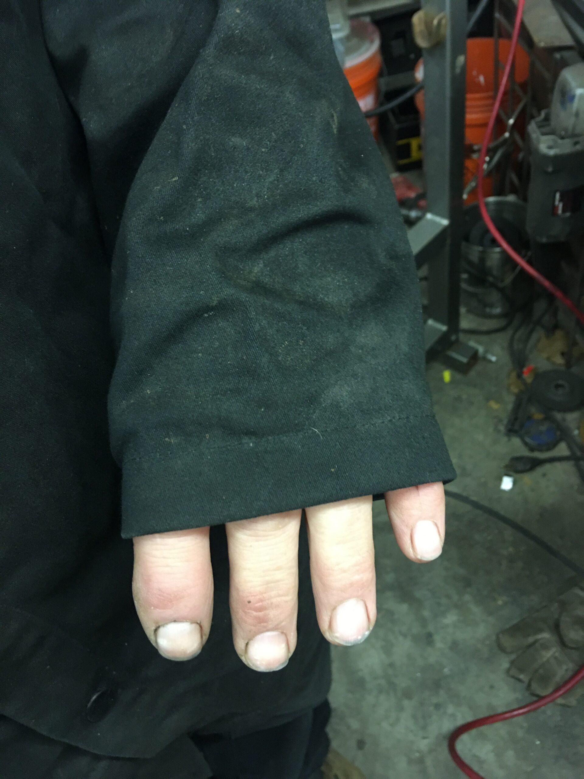 Lincoln Electric Premium Flame Resistant (FR) Cotton Welding Jacket | Breathable | Black | K2985 - (M -3XL) - Customer Photo 2