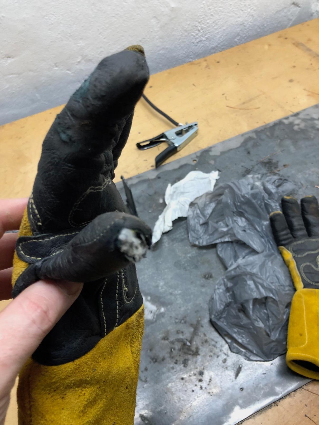Revco Industries BM88L BSX BM88 Extreme Pig Skin MIG Welding Gloves, Large - Customer Photo 3