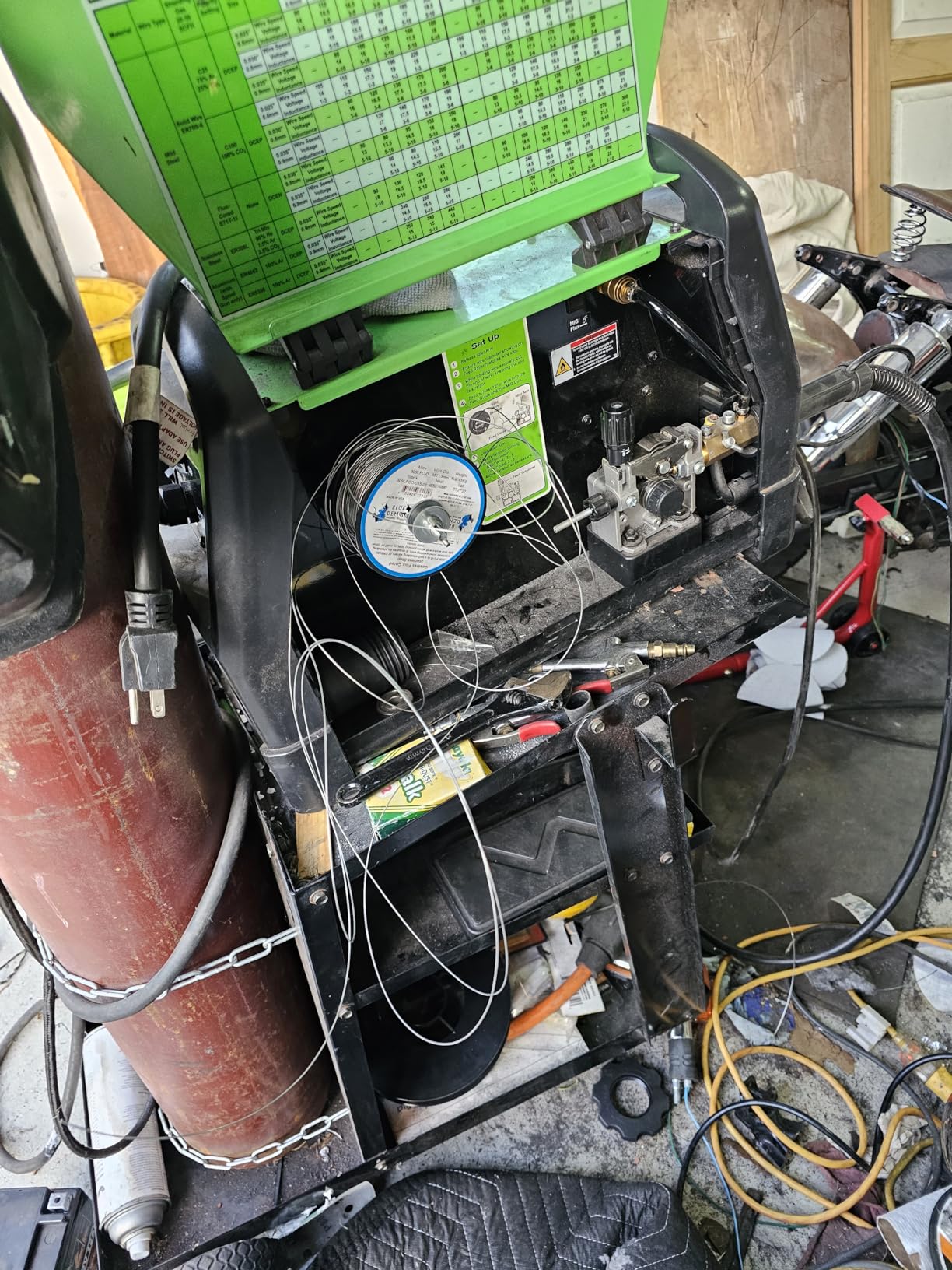 Blue Demon 309LFC-O X .035 X 1LB Spool stainless steel flux core gasless welding wire - Customer Photo 1