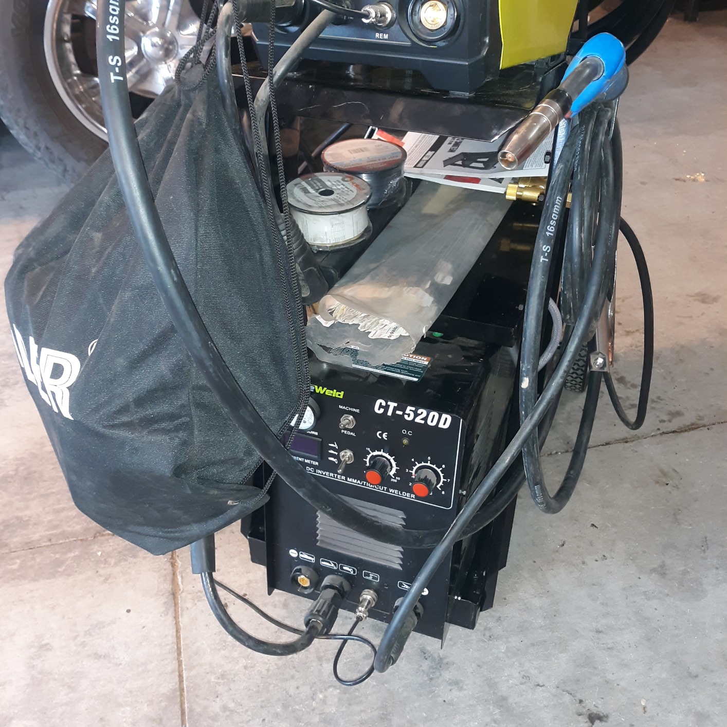 100 lb. Capacity Welding Cart HFJ14 - Customer Photo 2