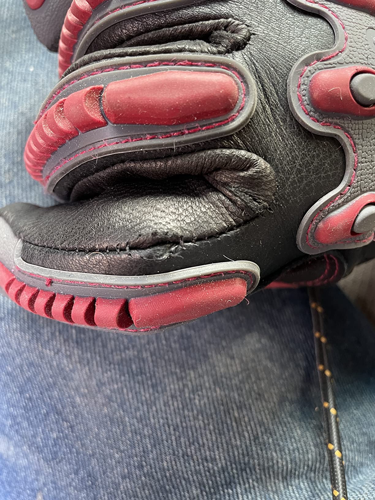 Lincoln Electric Roll Cage Welding/Rigging Gloves | Impact Resistant | Black Grain Leather |, Large (K3109-L) - Customer Photo 2