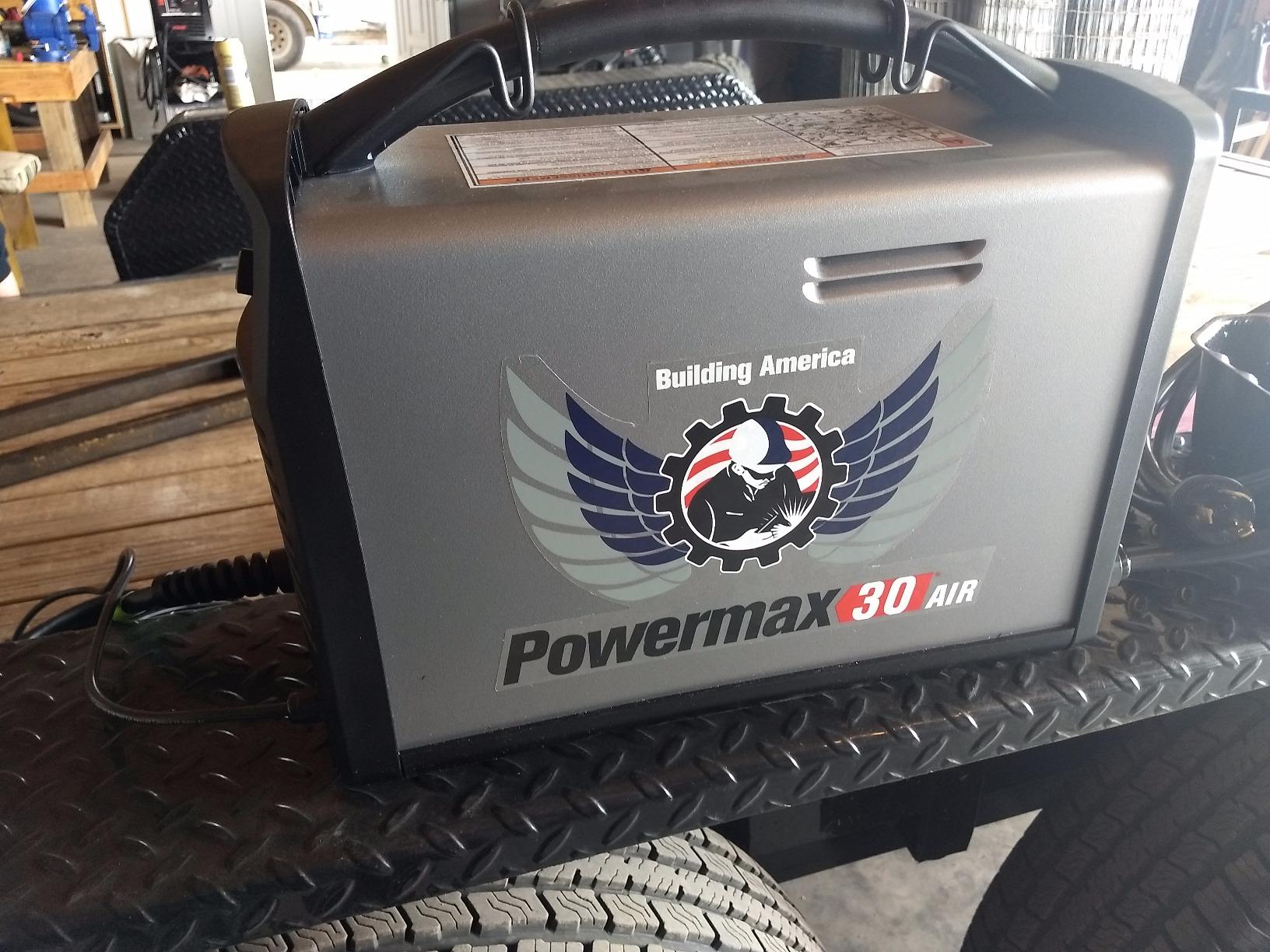 Hypertherm Powermax 30 Air Plasma Cutter 088096 with Built-In Air Compressor - Customer Photo 2