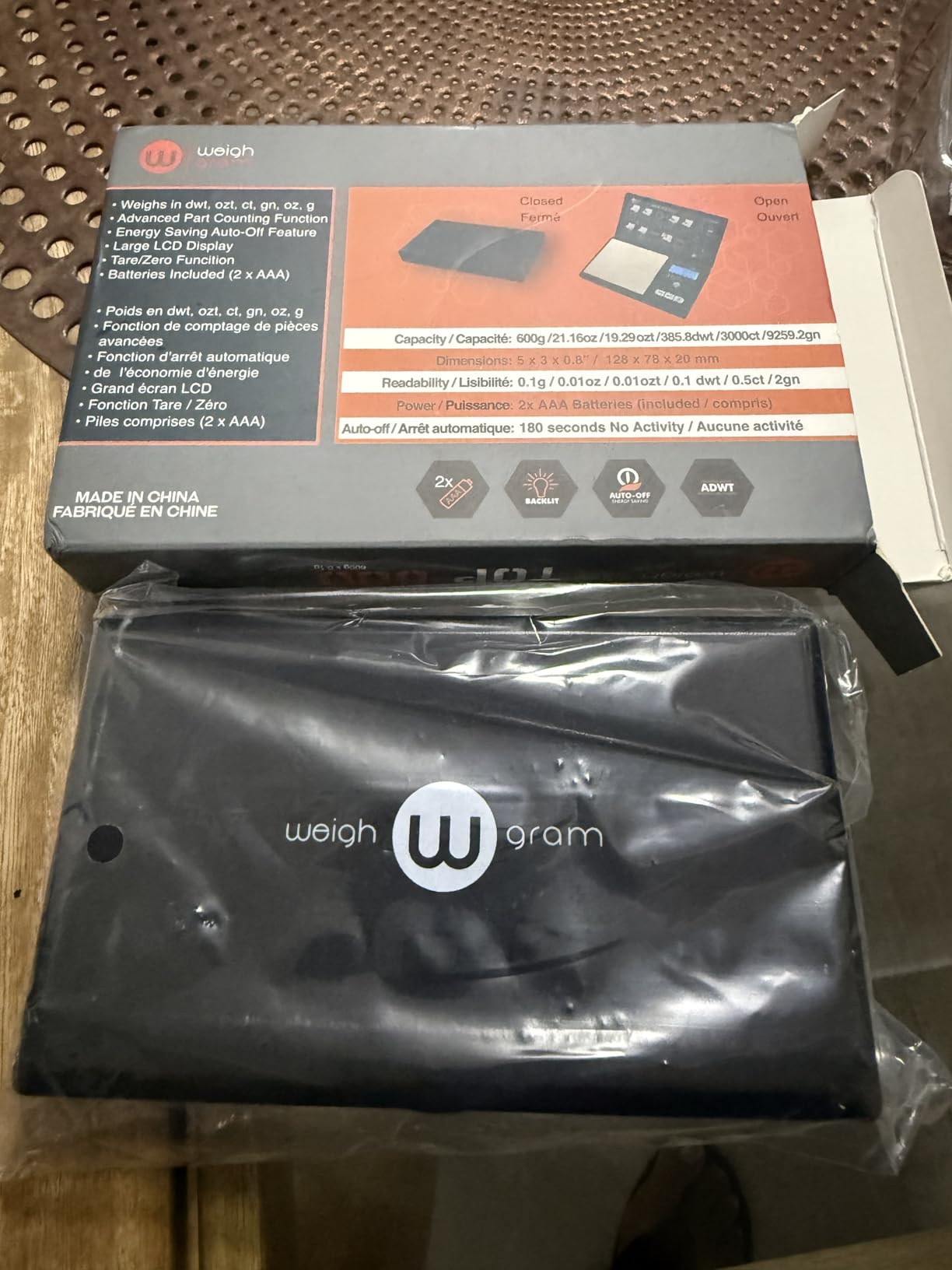 Weigh Gram 200g Digital Pocket Gram Scale 0.01g Accuracy, 200g x 0.01g Mini Digital Grams Scale, Small Food Scale, Jewelry Scale, Ounces Grains Scale With100g Calibration Weight - Customer Photo 4