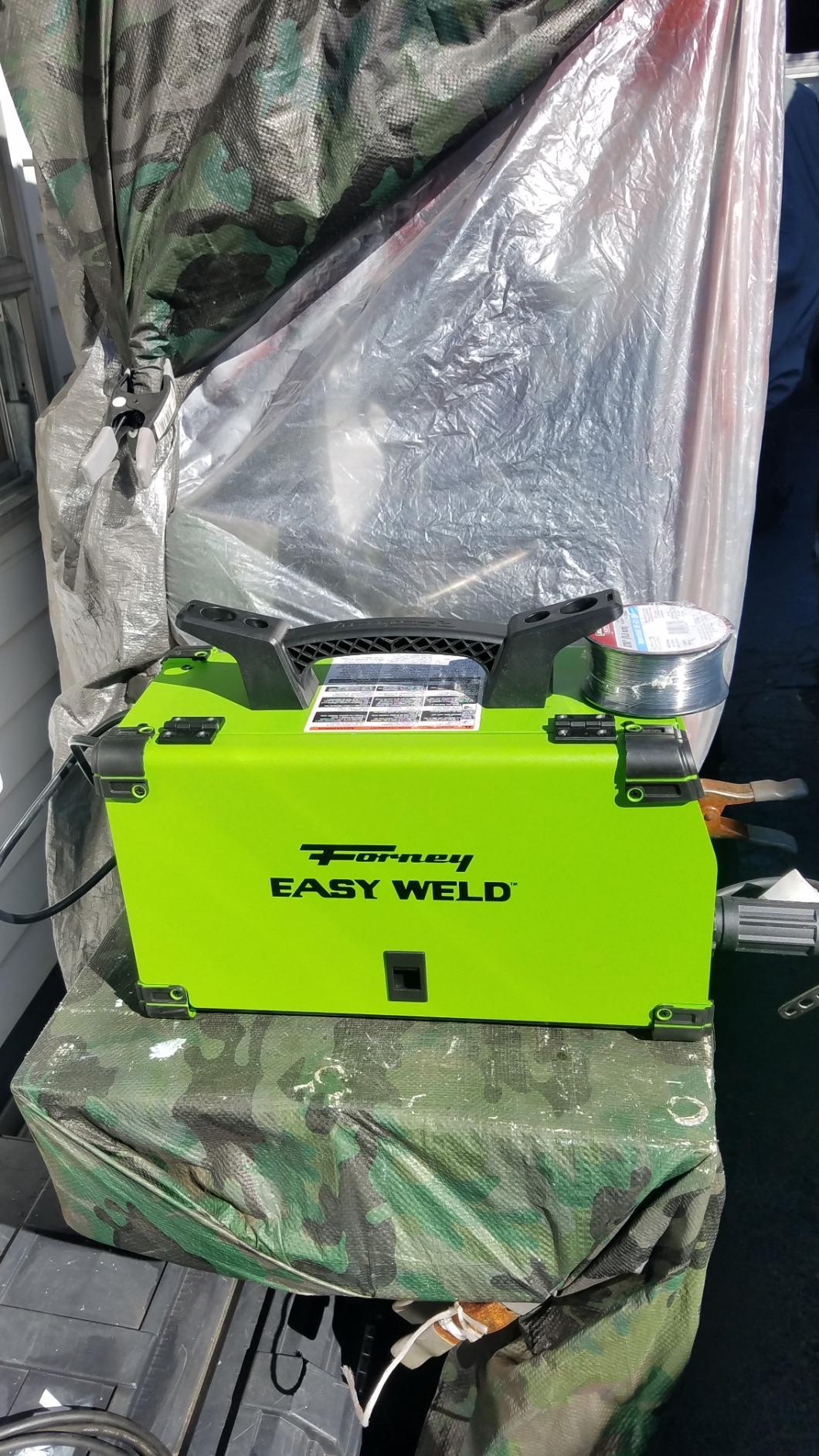 Forney 271 Easy Weld 140 MP Multi-Process Welder - Versatile 3-in-1 Welding Machine for MIG, DC TIG, and Stick Welding Application - Customer Photo 1