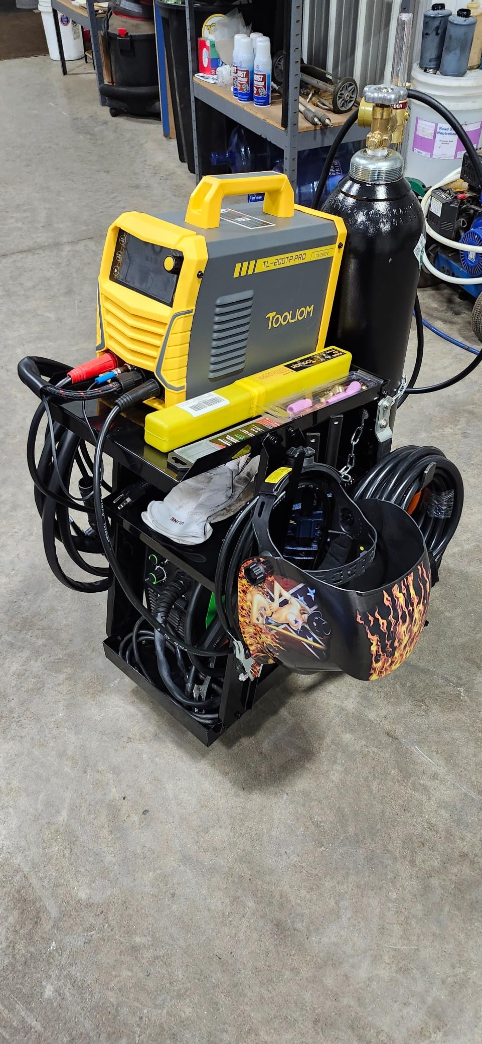 80 cu/ft 100% Argon Cylinder Tank Welding Gas CGA 580 - FULL - Customer Photo 2