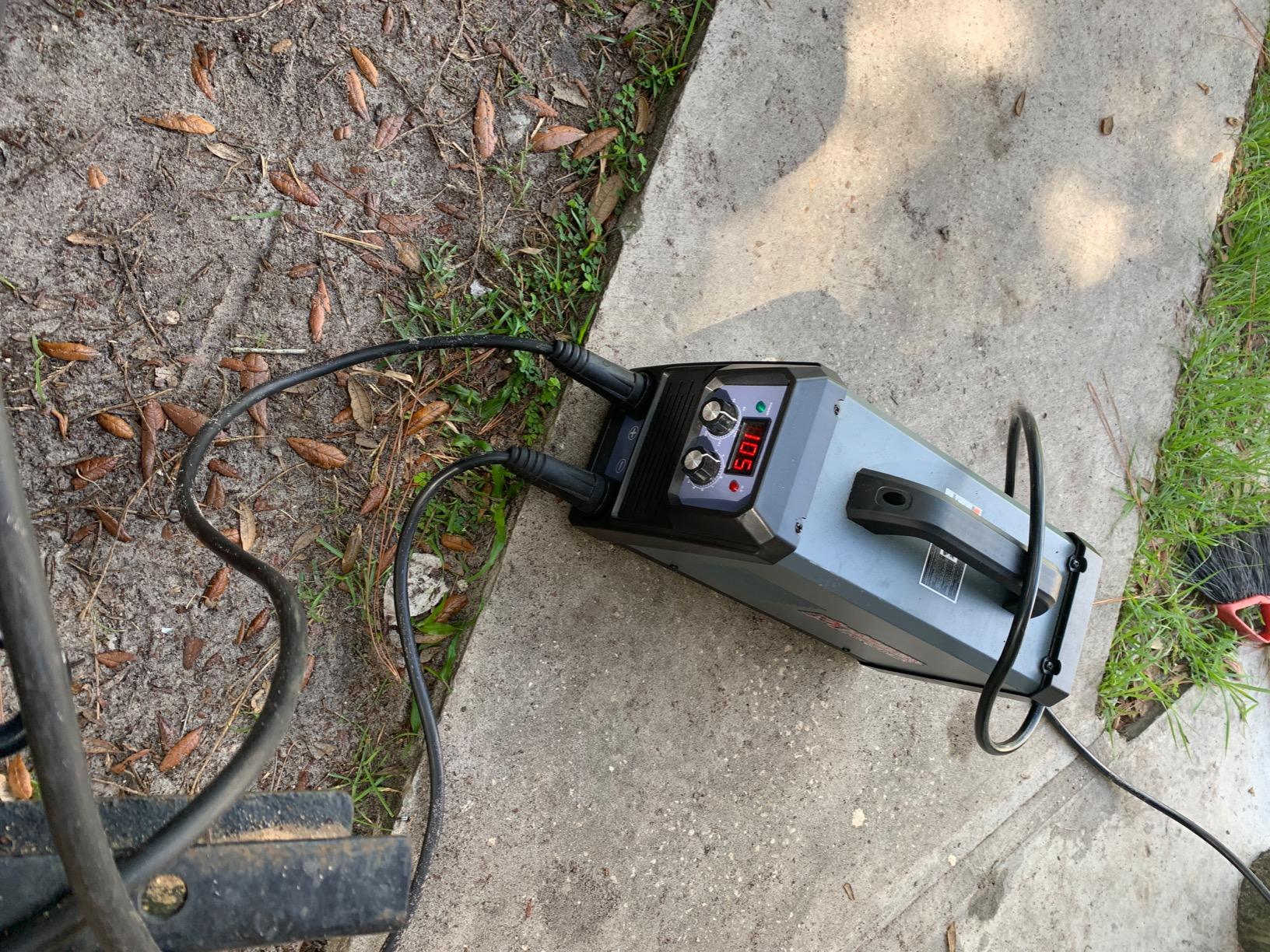 Amico Professional Welding Machine, 200 Amp Stick Arc DC Welder, 80% Duty Cycle, 100~250V Wide Voltage - Customer Photo 5