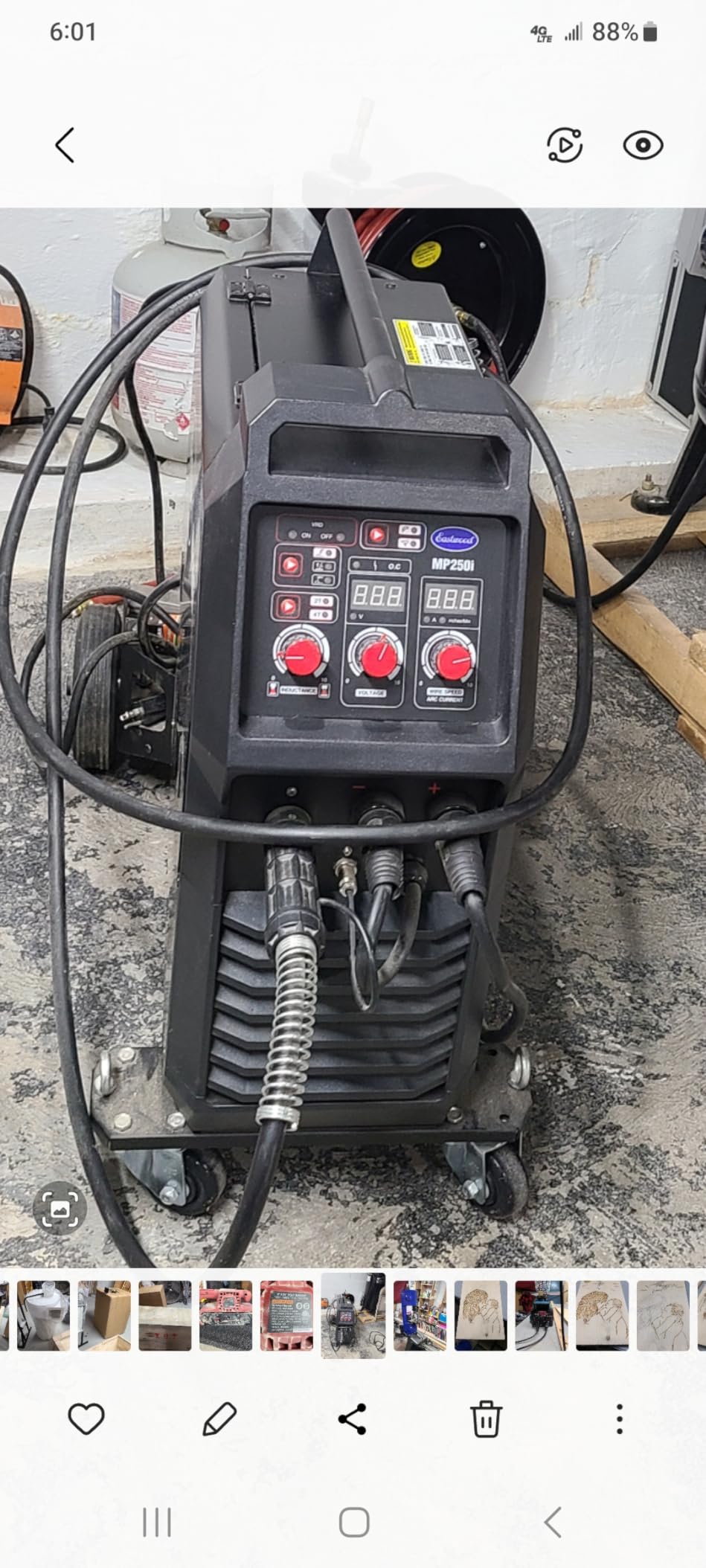 Eastwood Elite MP200i Multi Process Welder | All in One Powerful 110V Inverter Portable Welding Machine | MIG TIG Stick Compatible with Built-in Spot Weld Timer | Perfect DIY Home Garage Spot Welder - Customer Photo 5