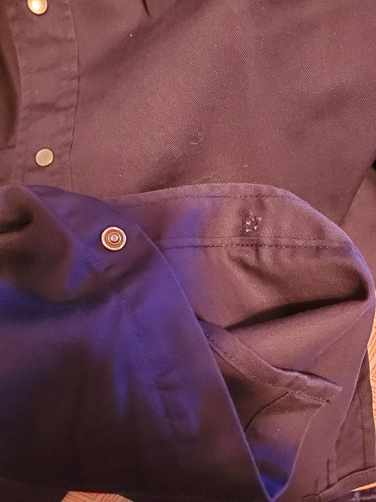 TICOMELA FR Shirts for Men Flame Resistant/Fire Retardant Shirt NFPA2112 7.5oz Men's Welding Shirt - Customer Photo 1