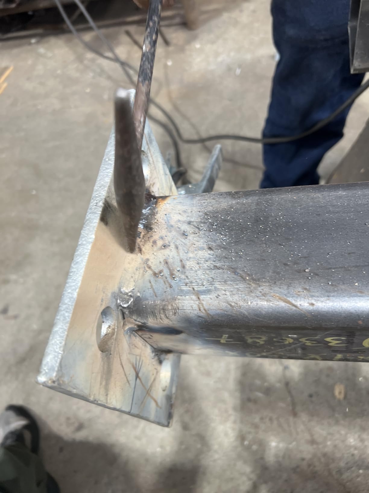 YESWELDER 205Amp Stick Welder Large LED Display, Digital Inverter IGBT ARC Welding Machine, 110V/220V Dual Voltage Hot Start Portable MMA Welder Machine, Arc force - Customer Photo 2