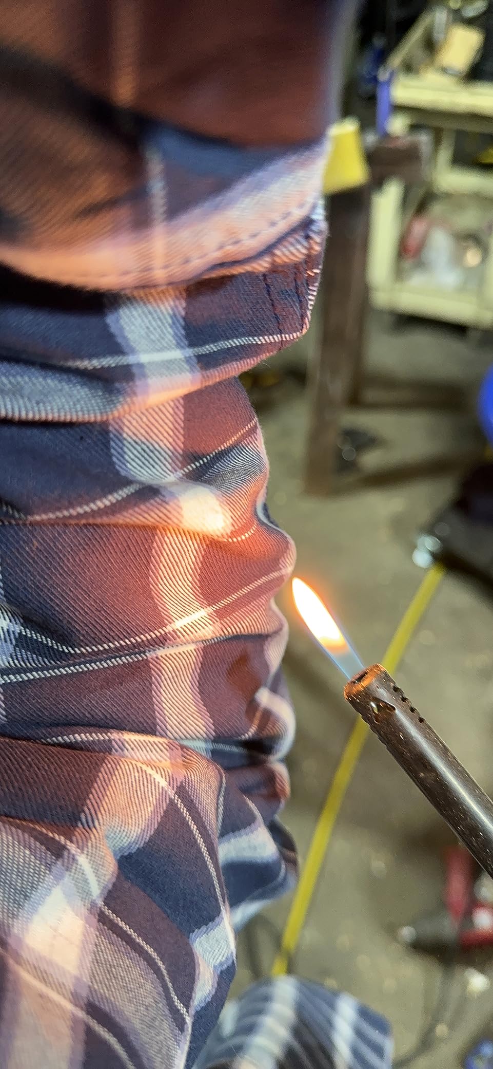 BOCOMAL FR Shirts 6.25oz Lightweight Welding Shirts Flame Resistant Men's Fire Retardant Shirt - Customer Photo 1