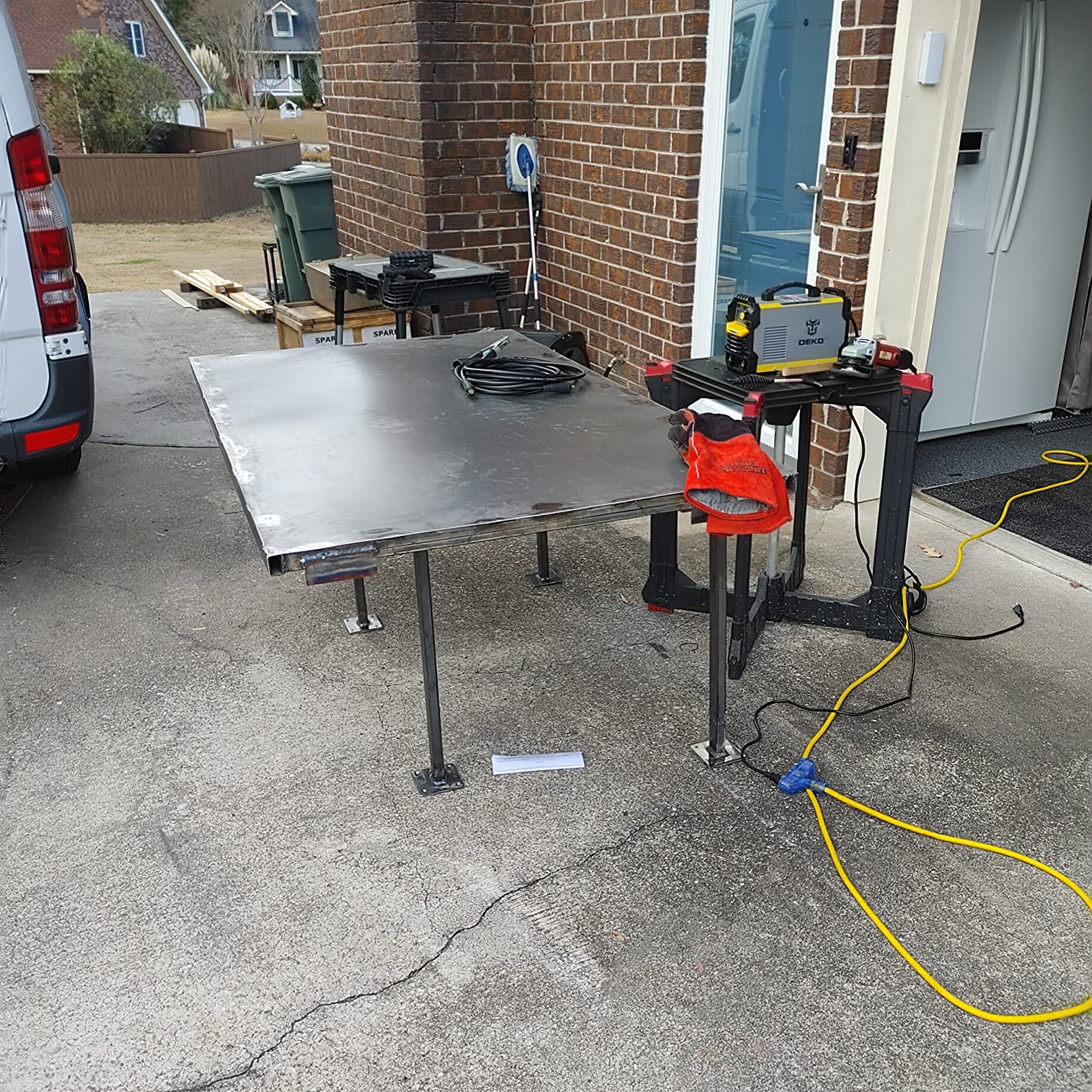 DEKOPRO Stick Welder 160A ARC/Lift TIG 2-in-1 Welding Machine with 110v/220v Dual Voltage IGBT Inverter Welder - Customer Photo 3