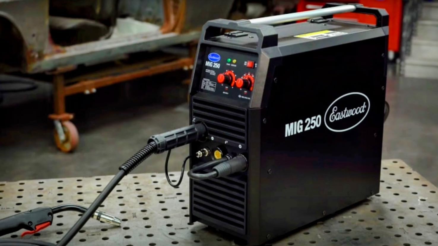 Eastwood 250 Amp MIG Welder Machine for Steel & Aluminum | Heavy Duty Inverter Technology Auto Restoration Welding Machine | Dual Voltage 110V / 220V | Perfect for DIY & Mid-Size Metal Sheet Projects - Customer Photo 2