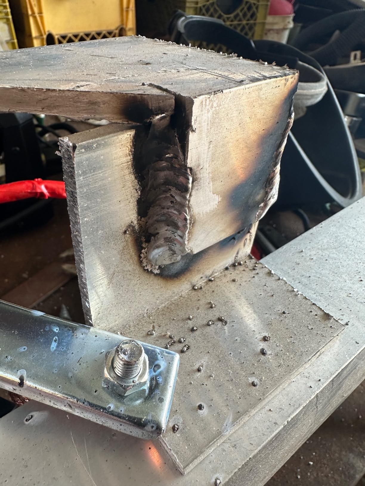 Eastwood 180 Amp MIG Welder Machine Dual Voltage 110V 220V for Steel & Aluminum | Auto Restoration Welding Machine - Customer Photo 1