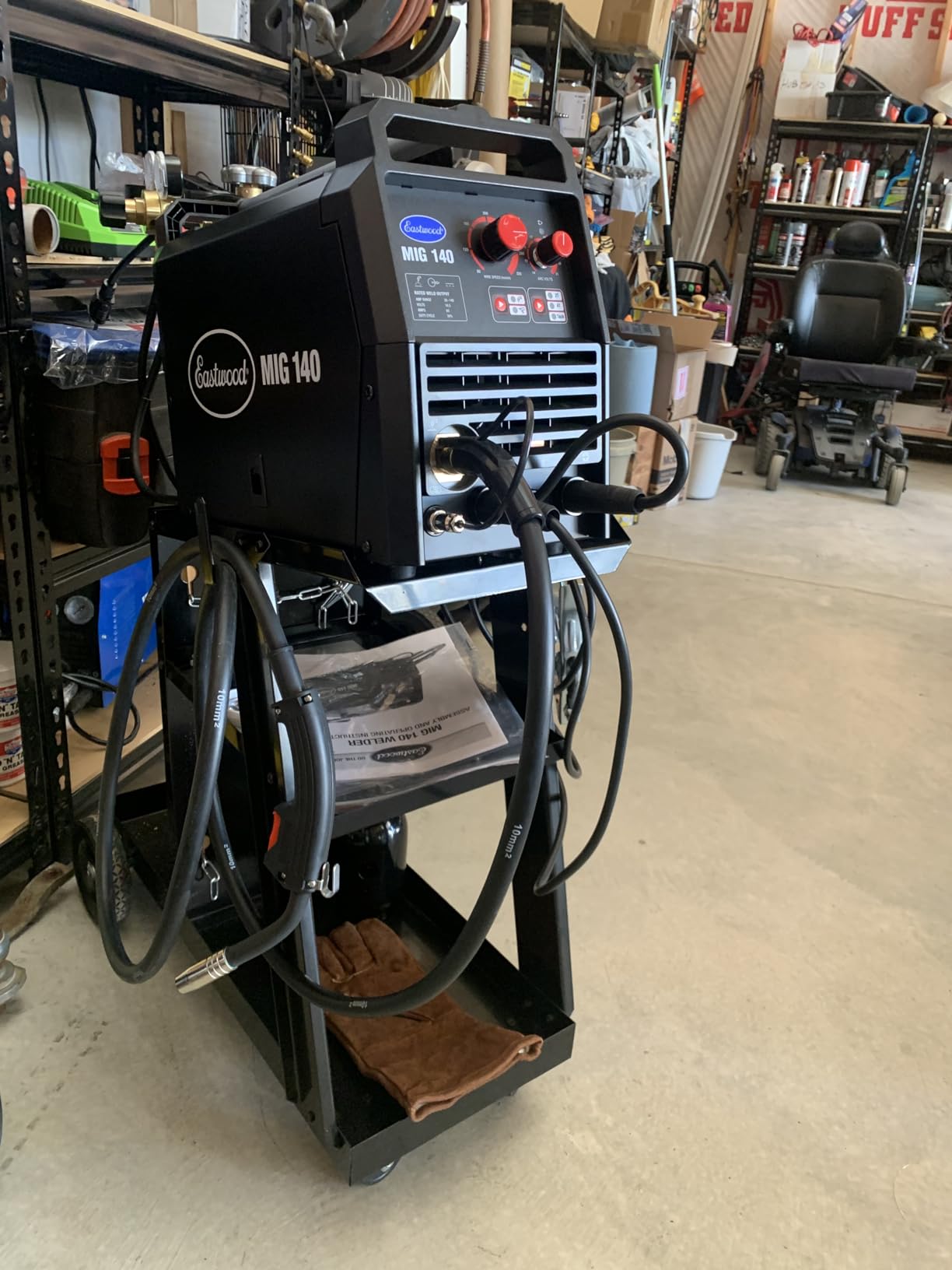 Eastwood 140 Amp 120V MIG Welder Machine for Sheet Metal and Thin Steel Welding | Portable Welding Machine with Gas Regulator and Hose | Perfect for Beginners and DIY Light Metal Fab Projects - Customer Photo 2