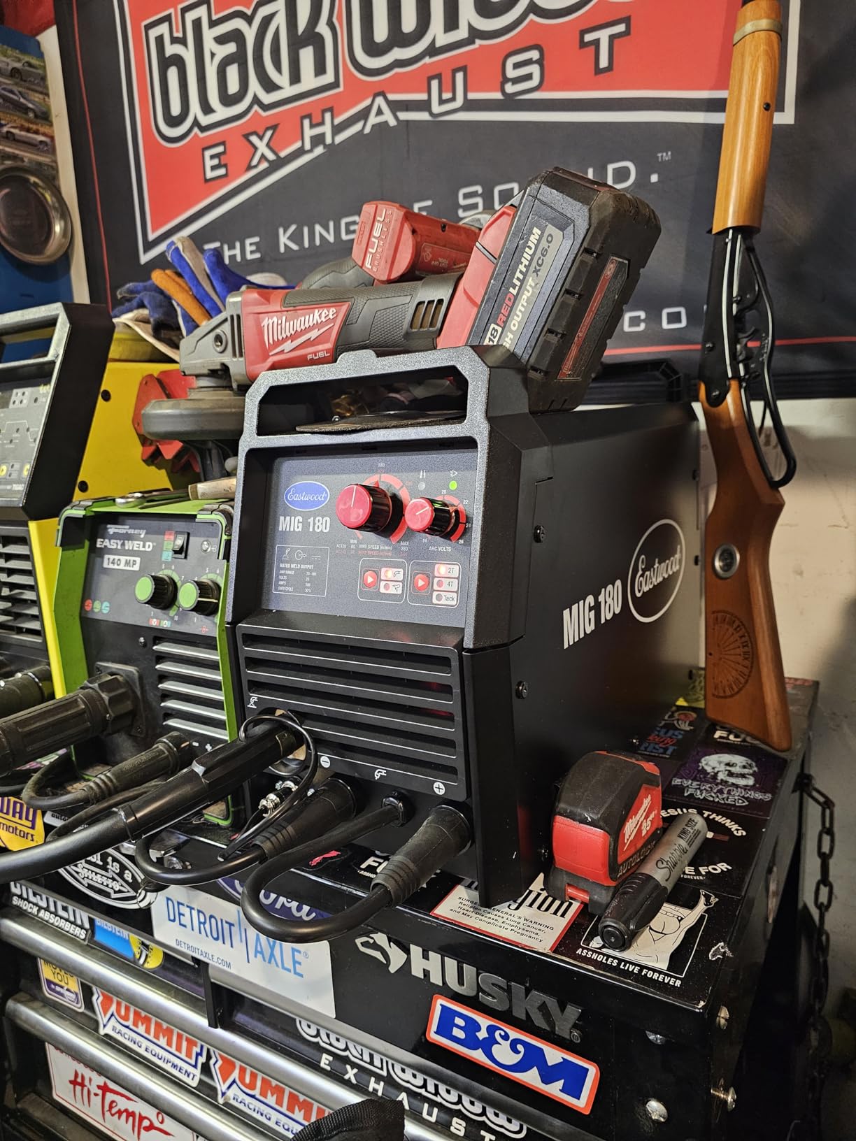 Eastwood 140 Amp 120V MIG Welder Machine for Sheet Metal and Thin Steel Welding | Portable Welding Machine with Gas Regulator and Hose | Perfect for Beginners and DIY Light Metal Fab Projects - Customer Photo 2