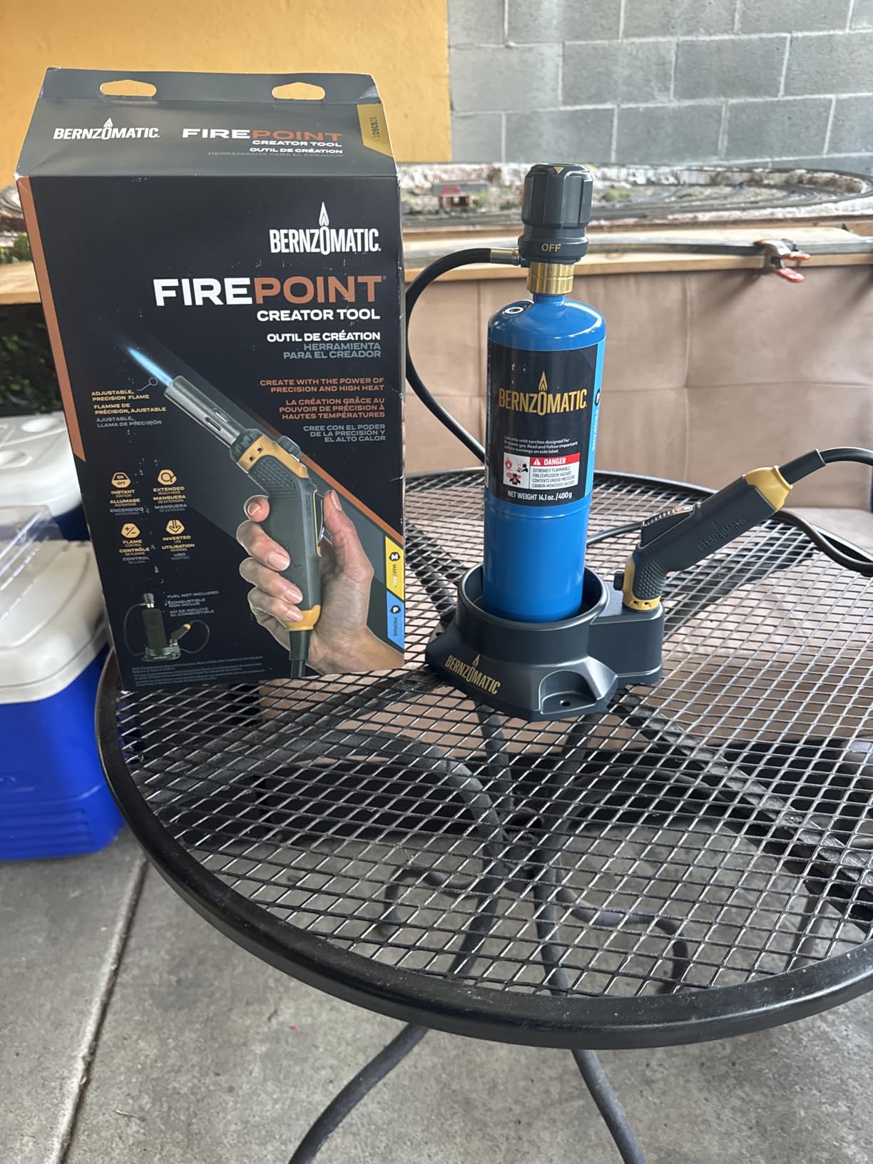 Bernzomatic FirePoint Creator Tool, Precision Flame Hand Torch for use with Bernzomatic MAP-Pro or Propane Fuel - Customer Photo 2