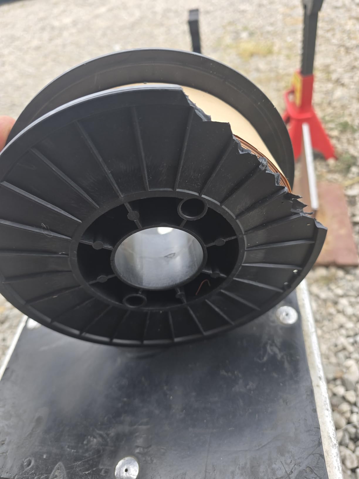 ARCCAPTAIN Mig Welding Wire, 0.030 10Lb Mig Wire ER70S-6 10Lbs Gas Solid Carbon Steel Low Splatter Mig Welding Wire - Customer Photo 2