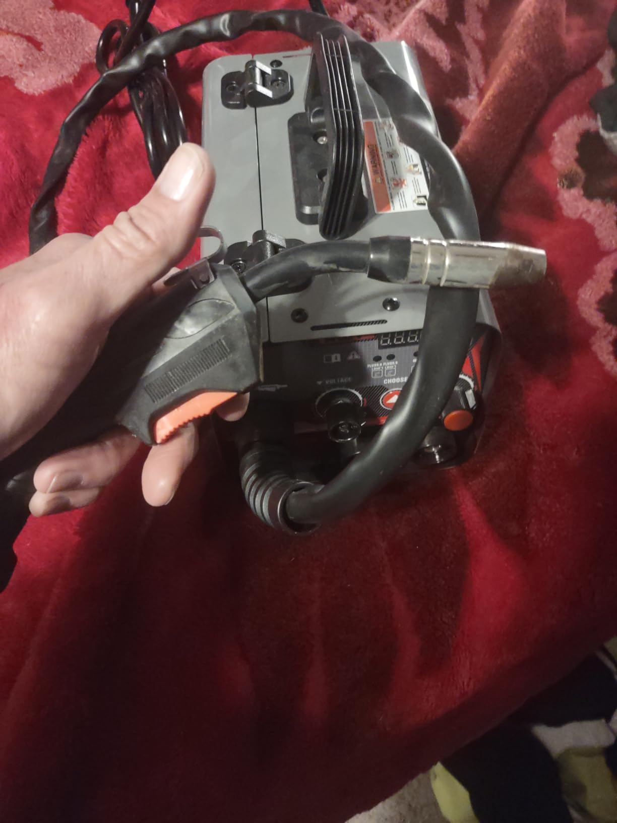 AWT MIG Welder 140Amp, Flux Core MIG Welder/Stick 2 in 1 Welding Machine, Welder Machine 110V With Synergy IGBT Inverter, Portable Gasless Welder Equipment - Customer Photo 1