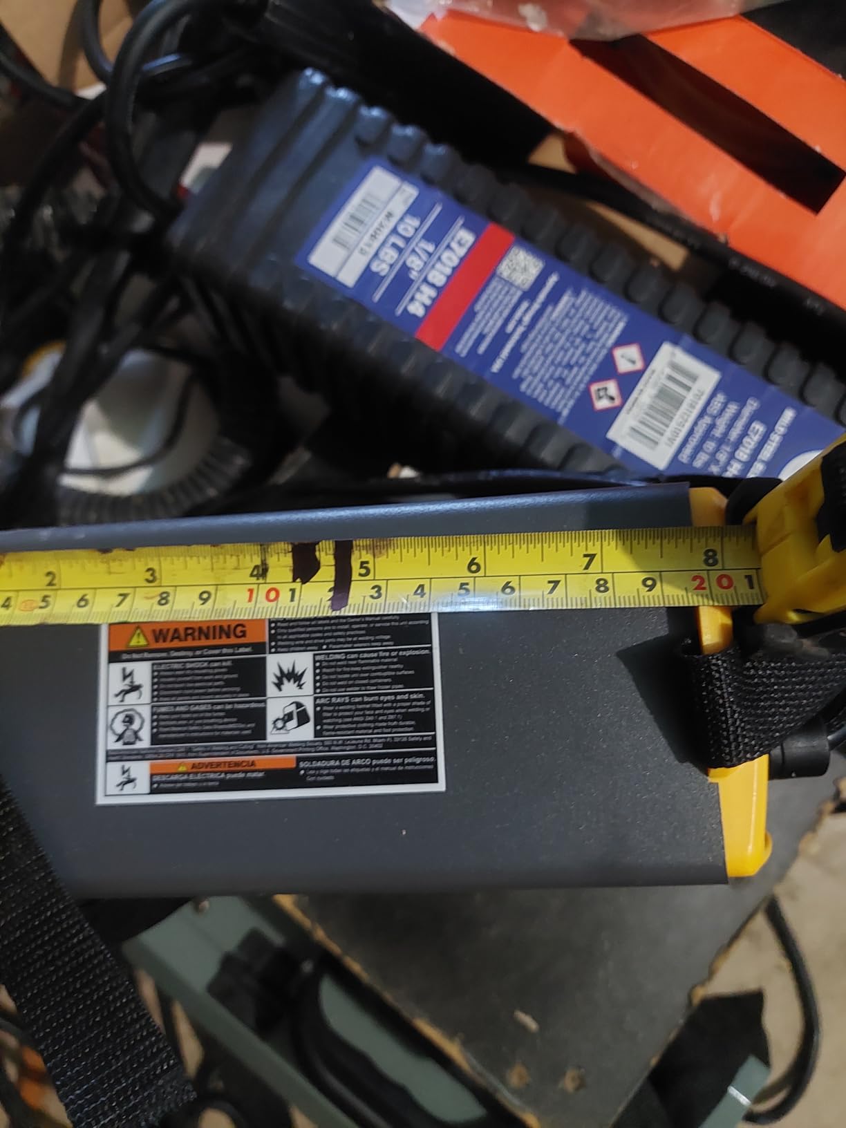 TOOLIOM 195A Stick Welder 110/220V Dual Voltage Lift TIG Welder LCD Display IGBT Inverter with Hot Start Arc Force VRD Welding Machine fits 5/32in. (4mm) Welding Rods Customer Review TOOLIOM 195A Stick Welder 110/220V Dual Voltage Lift TIG Welder LCD Display IGBT Inverter with Hot Start Arc Force VRD Welding Machine fits 5/32in. (4mm) Welding Rods - Customer Photo 1