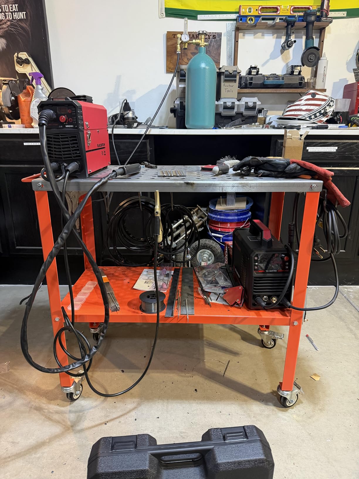 ARCCAPTAIN 160A MIG Welder 110V 220V 4 in 1 Welding Machine Gas MIG, Gasless MIG Flux Core Welder, Lift TIG, MMA Stick Welder, Welder Machine with Synergy for Beginner IGBT Inverter Portable Welder Customer Review ARCCAPTAIN 160A MIG Welder 110V 220V 4 in 1 Welding Machine Gas MIG, Gasless MIG Flux Core Welder, Lift TIG, MMA Stick Welder, Welder Machine with Synergy for Beginner IGBT Inverter Portable Welder - Customer Photo 1