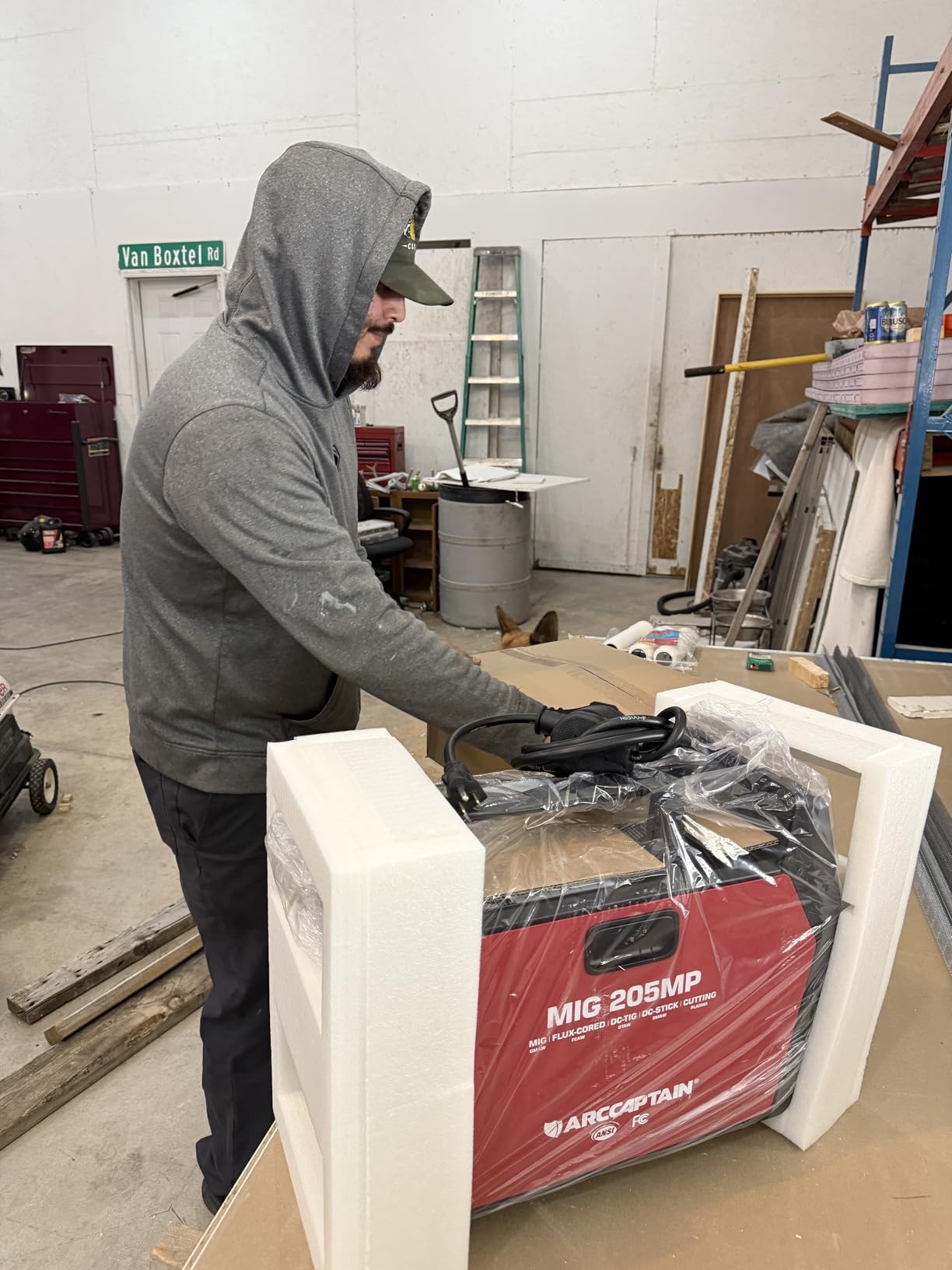 ARCCAPTAIN MIG205MP MIG Welder 9 IN 1 iControl APP Control Plasma Cutter/Pulsed MIG/Flux Core/Spool Gun/DC HF/Lift TIG/Clean/Stick Aluminum Welding Machine 120/240V Dual Voltage Multiprocess Welder - Customer Photo 1