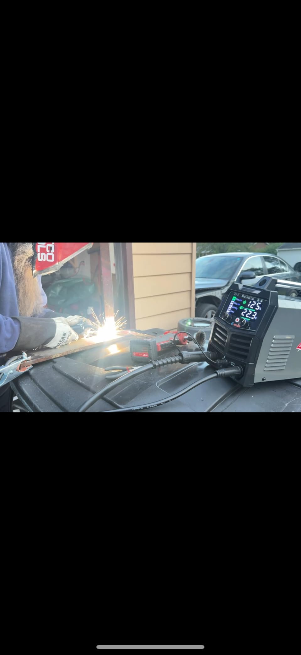 GZ GUOZHI 145A MIG Welder, 3 in 1 Welder FLUX MIG/Lift TIG/ARC Multi-Process Mig Welder, 110V Welding Machine, Flux Core Welder Welder Machine 110v with LCD Large Screen Customer Review GZ GUOZHI 145A MIG Welder, 3 in 1 Welder FLUX MIG/Lift TIG/ARC Multi-Process Mig Welder, 110V Welding Machine, Flux Core Welder Welder Machine 110v with LCD Large Screen - Customer Photo 1