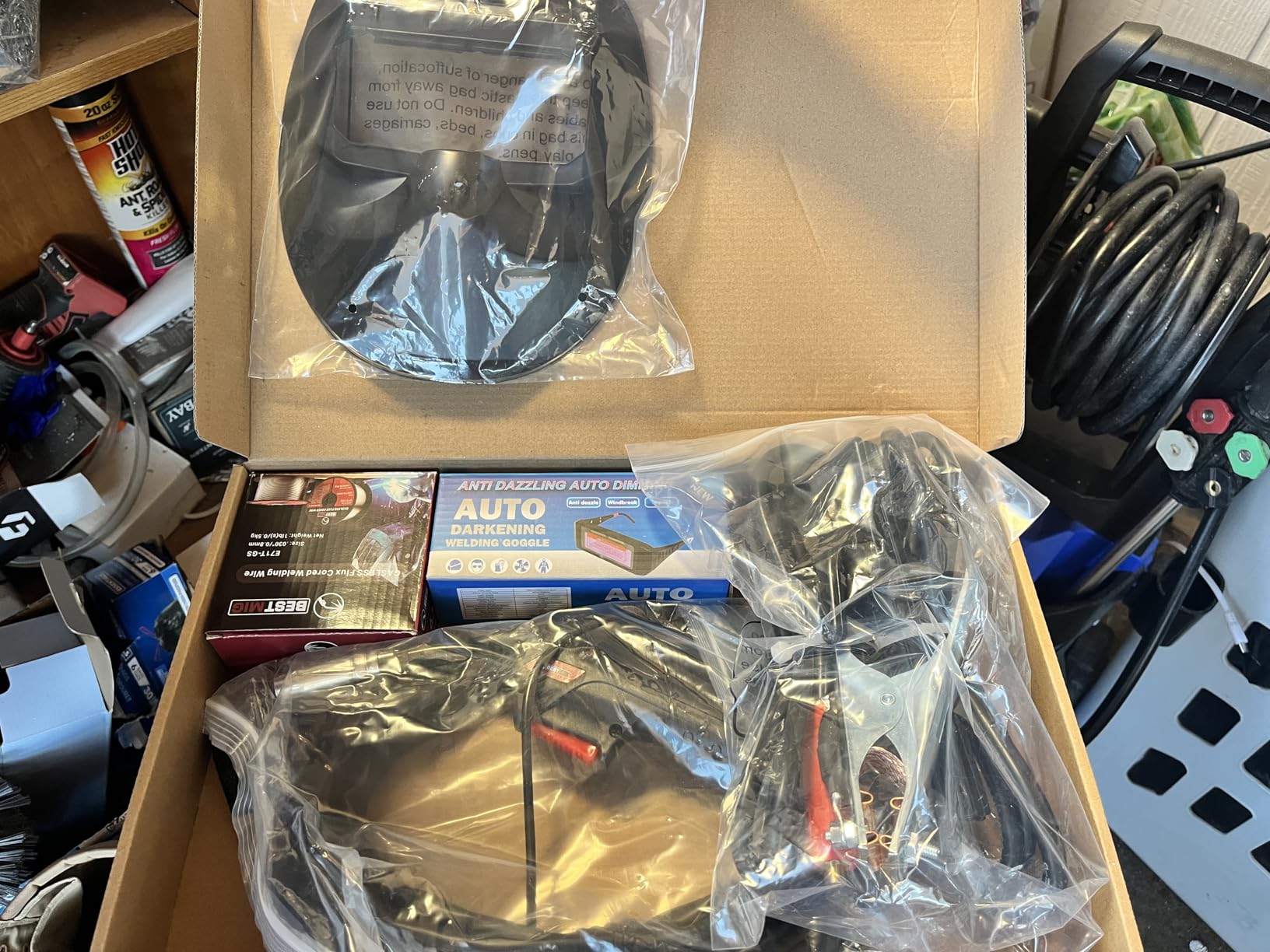 BESTMIG 135A MIG Welder - 3-in-1 Flux Core Welder, MIG/Lift TIG/Stick Welding Machine - Portable IGBT Inverter - 110V with Welder Helmet and Gloves Customer Review BESTMIG 135A MIG Welder - 3-in-1 Flux Core Welder, MIG/Lift TIG/Stick Welding Machine - Portable IGBT Inverter - 110V with Welder Helmet and Gloves - Customer Photo 3