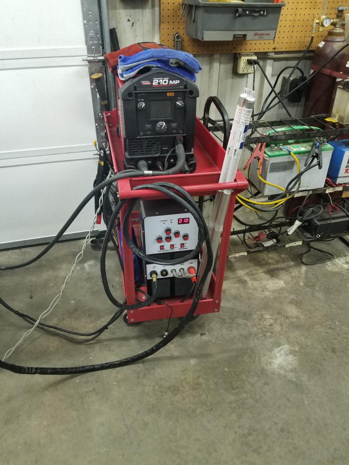 LOTOS TIG220ACDCP 220A AC/DC TIG Welder, Digital Display, 13-in-1, Pulse, Spot, Stick, HF Start, Dual Voltage 110/220V, 3 AC Waves, Aluminum Stainless Steel Welding - Customer Photo 3