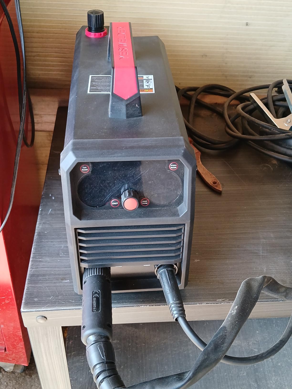 YESWELDER CUT-65DS PLUS Plasma Cutter, 65Amp 110V/220V Non-High Frequency Non-Touch Pilot Arc 4-In-1 Plate Cutting/Grid Cutting/Gouging/Marking Multifunctional Plasma Cutting Machine - Customer Photo 1