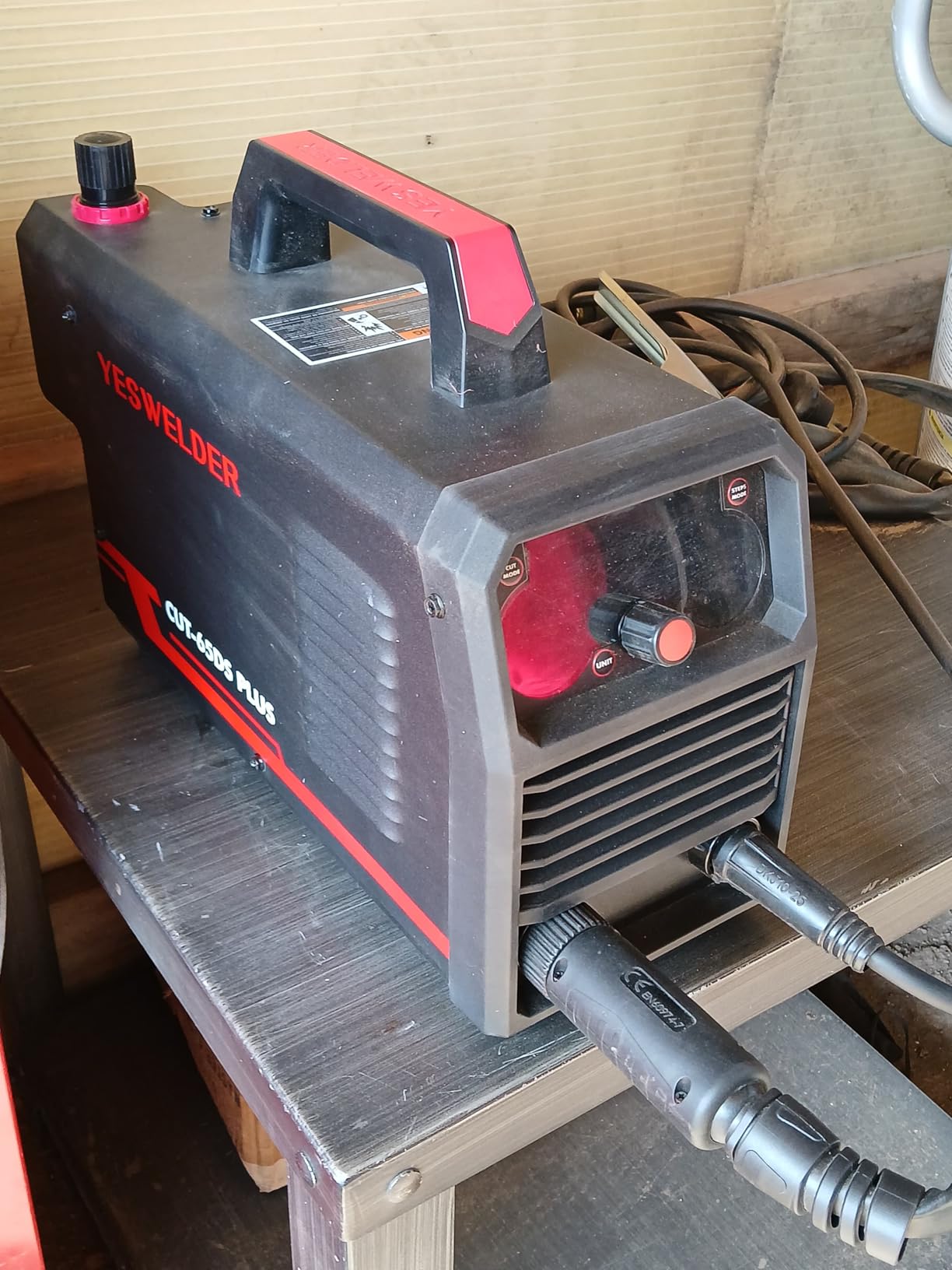 YESWELDER CUT-65DS PLUS Plasma Cutter, 65Amp 110V/220V Non-High Frequency Non-Touch Pilot Arc 4-In-1 Plate Cutting/Grid Cutting/Gouging/Marking Multifunctional Plasma Cutting Machine Customer Review YESWELDER CUT-65DS PLUS Plasma Cutter, 65Amp 110V/220V Non-High Frequency Non-Touch Pilot Arc 4-In-1 Plate Cutting/Grid Cutting/Gouging/Marking Multifunctional Plasma Cutting Machine - Customer Photo 2