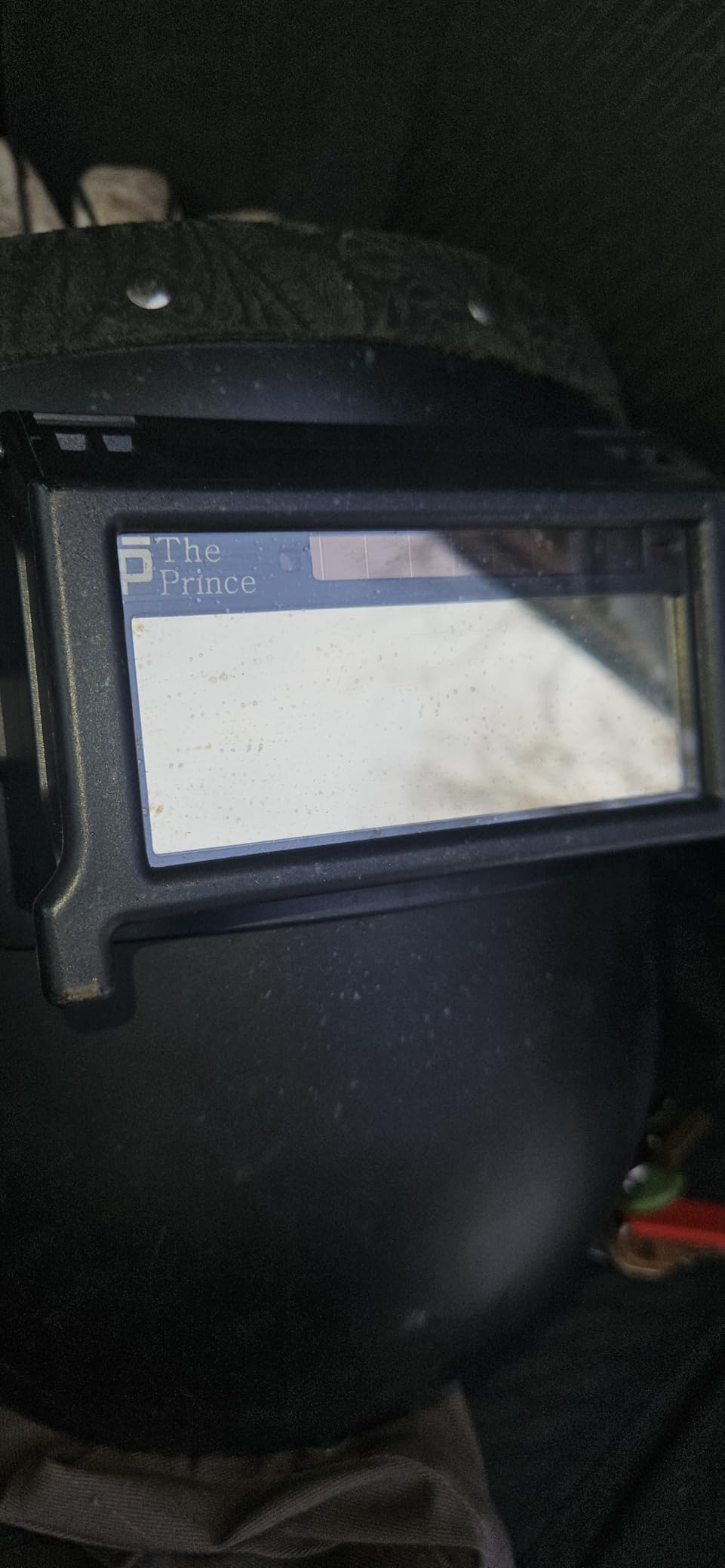 Throne 2.0 Black Flip Up Sugar Scoop Welding Hood | Ridged - Lightweight 2x4 Welding Helmet | Extra Durable Flip Up Welding Helmet - Fits Cheaters | Lens Not Included - Customer Photo 2