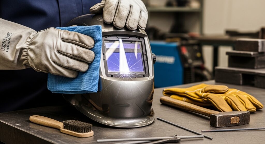 How to Clean Welding Helmet Lens
