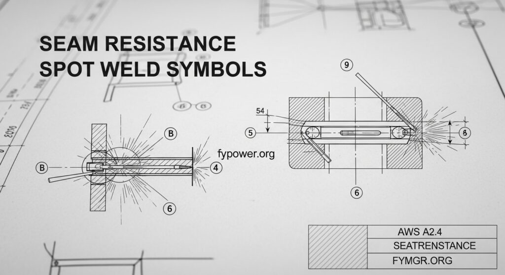 Seam Resistance Spot Weld Symbols