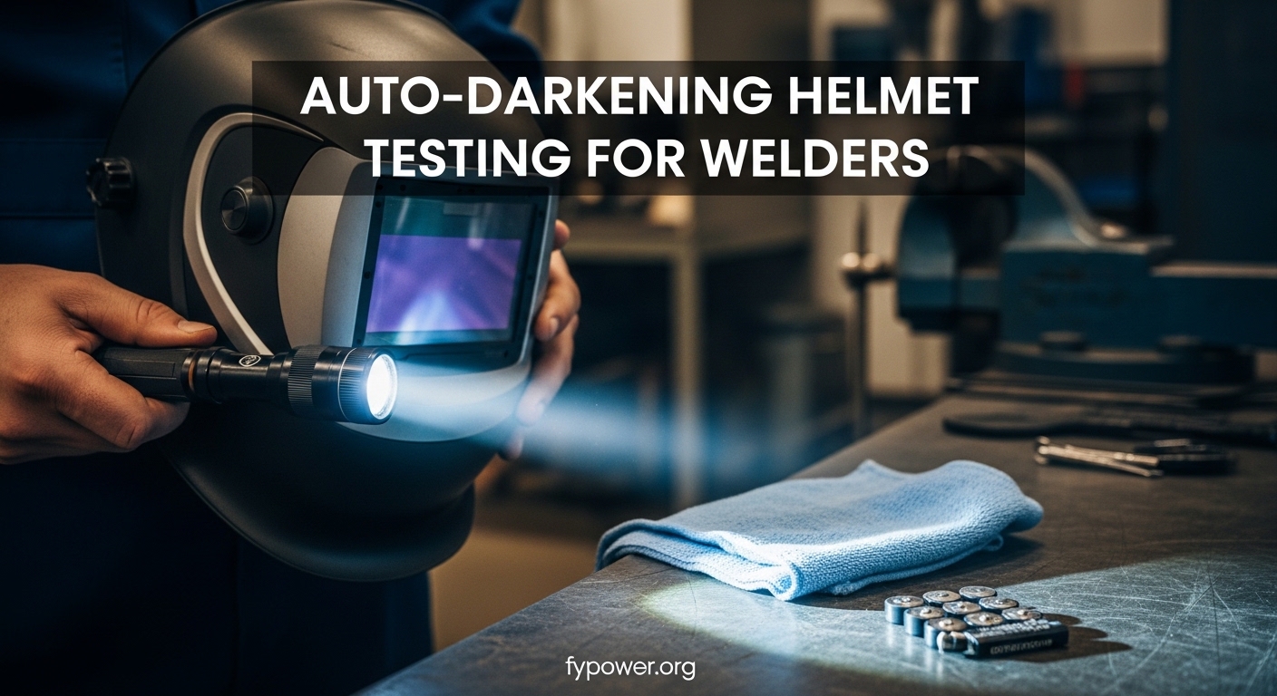 How to Test an Auto-Darkening Welding Helmet | 2026 Methods