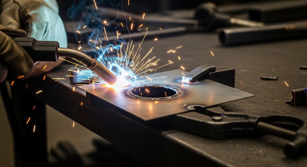 Welding Burn Through